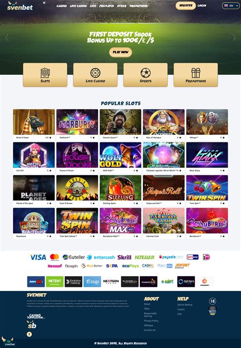 Svenbet casino download